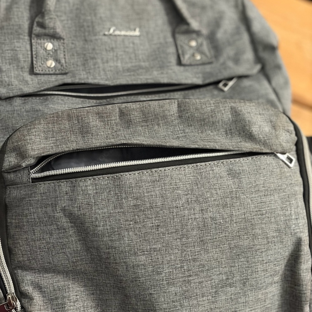 Sleek Gray Lovevook Backpack - Picture 9 of 16